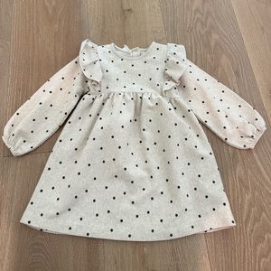 Zara girls polka dot dress
